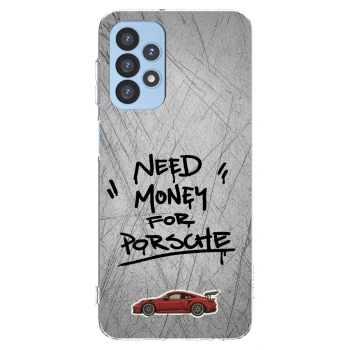 Picasee silikonska prozirna maskica za Samsung Galaxy A23 A235F 4G - Grey Drift