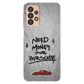 Picasee silikonska prozirna maskica za Samsung Galaxy A23 A236B 5G - Grey Drift