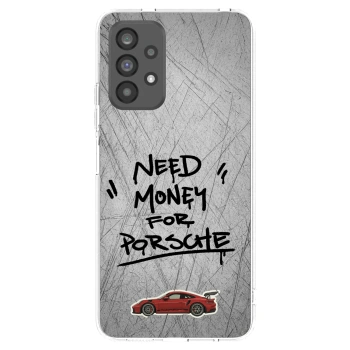 Picasee silikonska prozirna maskica za Samsung Galaxy A73 5G - Grey Drift