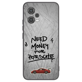 Picasee crna silikonska maskica za Xiaomi Poco X5 - Grey Drift