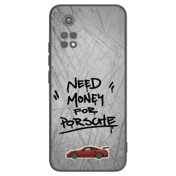 Picasee crna silikonska maskica za Xiaomi Redmi Note 11S 5G - Grey Drift