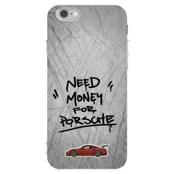 Picasee silikonska prozirna maskica za Apple iPhone 6/6S - Grey Drift