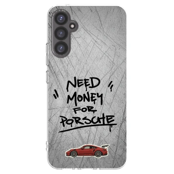 Picasee silikonska prozirna maskica za Samsung Galaxy A34 5G A346B - Grey Drift