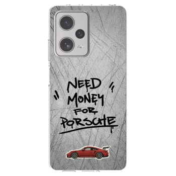 Picasee silikonska prozirna maskica za Xiaomi Redmi Note 12 Pro+ 5G - Grey Drift