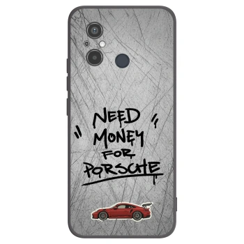 Picasee crna silikonska maskica za Xiaomi Redmi 12C - Grey Drift