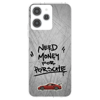 Picasee silikonska prozirna maskica za Xiaomi Redmi 12 4G - Grey Drift