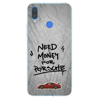 Picasee silikonska prozirna maskica za Huawei Nova 3i - Grey Drift