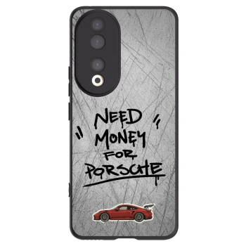 Picasee crna silikonska maskica za Honor 90 5G - Grey Drift