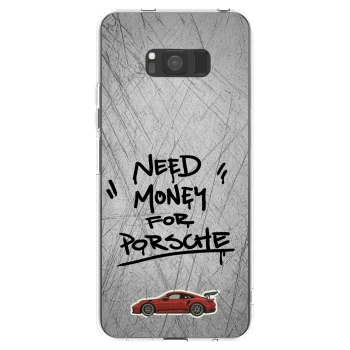 Picasee silikonska prozirna maskica za Samsung Galaxy S8 G950F - Grey Drift