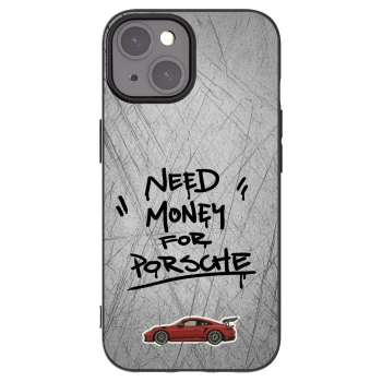 Picasee crna silikonska maskica za Apple iPhone 15 - Grey Drift
