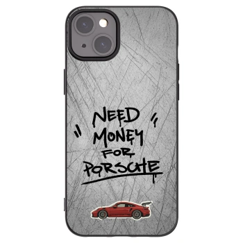 Picasee crna silikonska maskica za Apple iPhone 15 Plus - Grey Drift