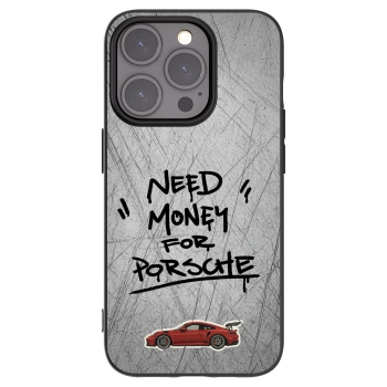 Picasee crna silikonska maskica za Apple iPhone 15 Pro - Grey Drift