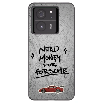 Picasee crna silikonska maskica za Xiaomi 13T Pro - Grey Drift