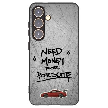 Picasee crna silikonska maskica za Samsung Galaxy S24 S921B 5G - Grey Drift