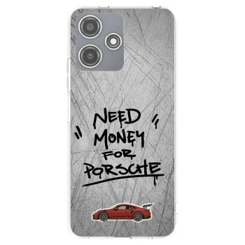 Picasee silikonska prozirna maskica za Xiaomi Redmi 12 5G - Grey Drift