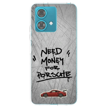 Picasee silikonska prozirna maskica za Motorola Edge 40 Neo - Grey Drift