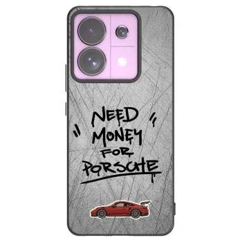 Picasee crna silikonska maskica za Xiaomi Redmi Note 13 Pro 5G - Grey Drift