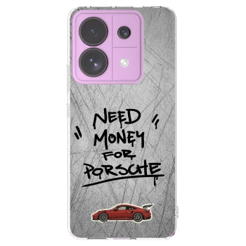 Picasee silikonska prozirna maskica za Xiaomi Redmi Note 13 Pro 5G - Grey Drift