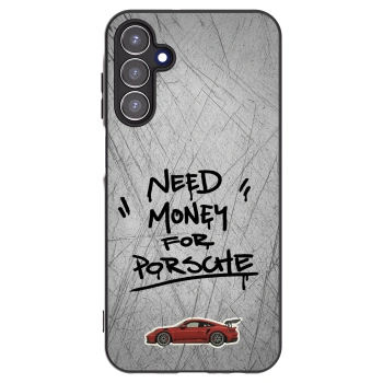 Picasee crna silikonska maskica za Samsung Galaxy A15 A156B 5G - Grey Drift