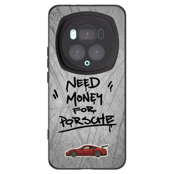 Picasee crna silikonska maskica za Honor Magic6 Pro - Grey Drift