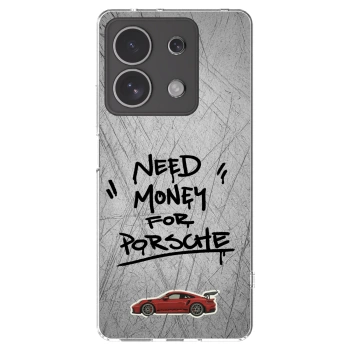 Picasee silikonska prozirna maskica za Xiaomi Redmi Note 13 4G - Grey Drift
