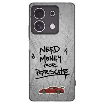 Picasee crna silikonska maskica za Xiaomi Redmi Note 13 4G - Grey Drift