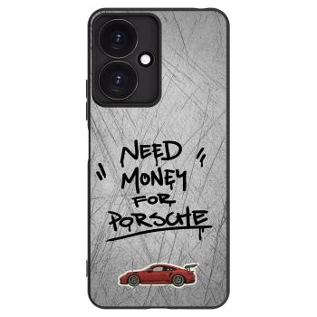 Picasee crna silikonska maskica za Xiaomi Redmi 13C 5G - Grey Drift
