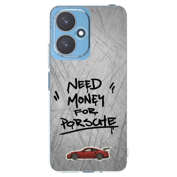 Picasee silikonska prozirna maskica za Xiaomi Redmi 13C 5G - Grey Drift