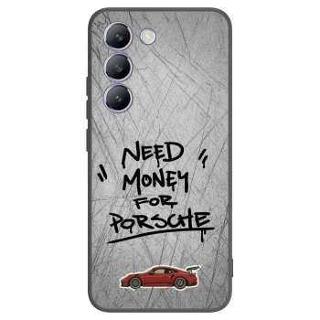 Picasee crna silikonska maskica za Vivo V40 SE 5G - Grey Drift