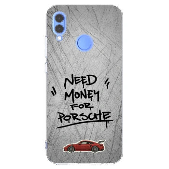 Picasee silikonska prozirna maskica za Honor 10 Lite - Grey Drift