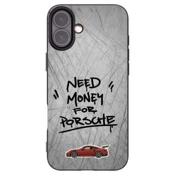 Picasee crna silikonska maskica za Apple iPhone 16 Plus - Grey Drift