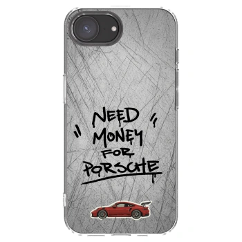 Picasee silikonska prozirna maskica za Apple iPhone 16e - Grey Drift