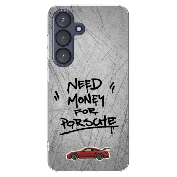 Picasee silikonska prozirna maskica za Samsung Galaxy S25 5G - Grey Drift