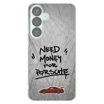 Picasee silikonska prozirna maskica za Samsung Galaxy S25+ 5G - Grey Drift