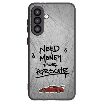 Picasee crna silikonska maskica za Samsung Galaxy A26 5G A266B - Grey Drift