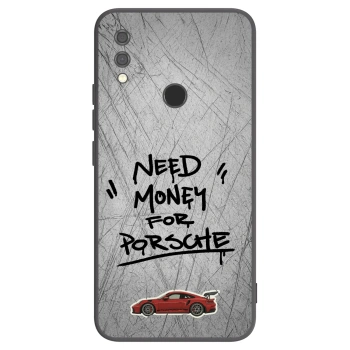 Picasee crna silikonska maskica za Xiaomi Redmi Note 7 - Grey Drift