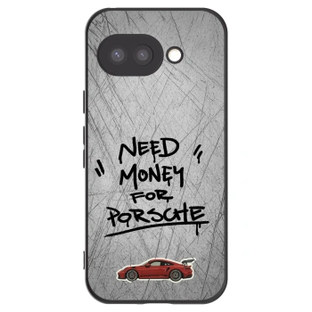 Picasee crna silikonska maskica za Google Pixel 9a - Grey Drift