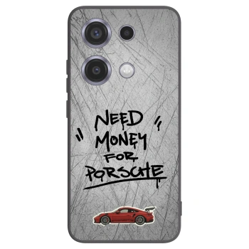 Picasee crna silikonska maskica za Xiaomi Redmi Note 14S - Grey Drift