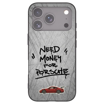 Picasee crna silikonska maskica za Apple iPhone 17 Pro - Grey Drift