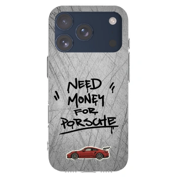 Picasee silikonska prozirna maskica za Apple iPhone 17 Pro - Grey Drift