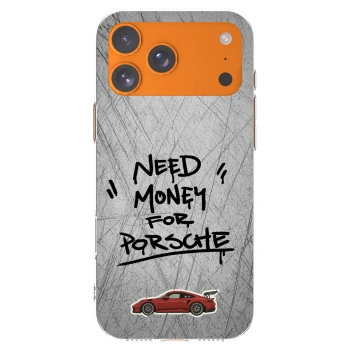 Picasee silikonska prozirna maskica za Apple iPhone 17 Pro Max - Grey Drift