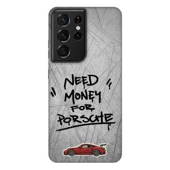 Picasee Fashion Case za Samsung Galaxy S21 Ultra 5G G998B - Grey Drift