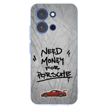 Picasee silikonska prozirna maskica za Xiaomi Redmi 15C 4G - Grey Drift