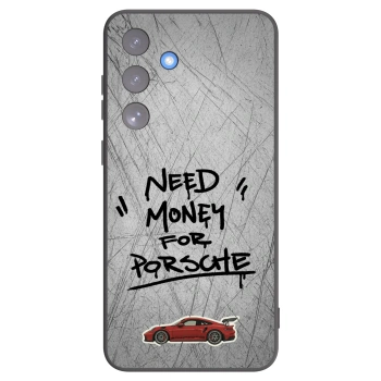 Picasee crna silikonska maskica za Samsung Galaxy S25 FE 5G - Grey Drift