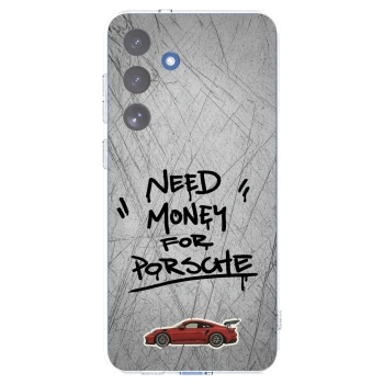 Picasee silikonska prozirna maskica za Samsung Galaxy S25 FE 5G - Grey Drift