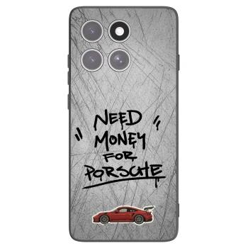 Picasee crna silikonska maskica za Motorola Edge 60 Fusion - Grey Drift
