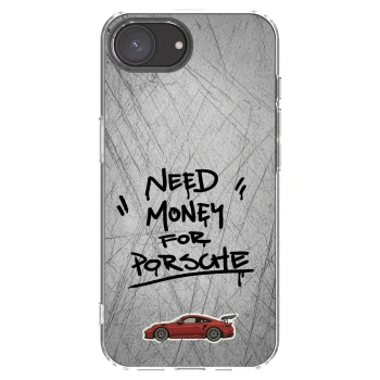 Picasee silikonska prozirna maskica za Apple iPhone 17e - Grey Drift
