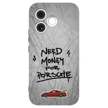 Picasee crna silikonska maskica za Honor 600 Lite - Grey Drift