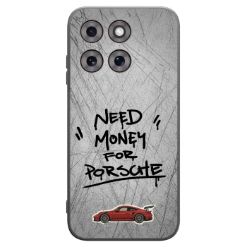 Picasee crna silikonska maskica za Motorola Moto G77 - Grey Drift