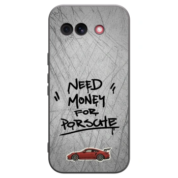 Picasee crna silikonska maskica za Google Pixel 10a - Grey Drift